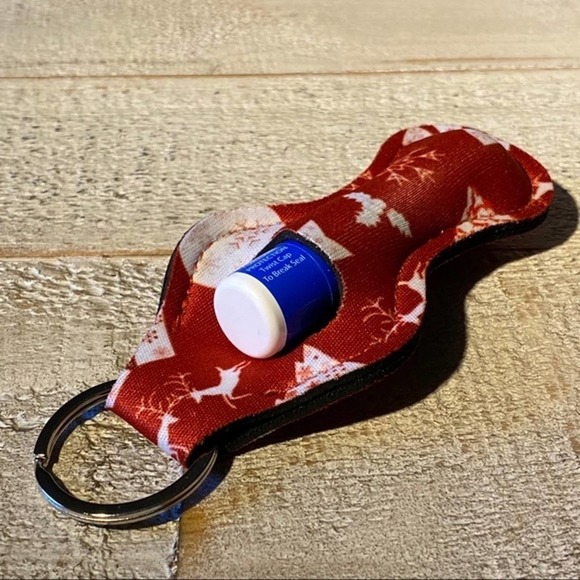 5 for $25 Stocking Stuffers Wrist Strap Lip Balm Holder Keychain Lipstick Holder - Picture 4 of 5
